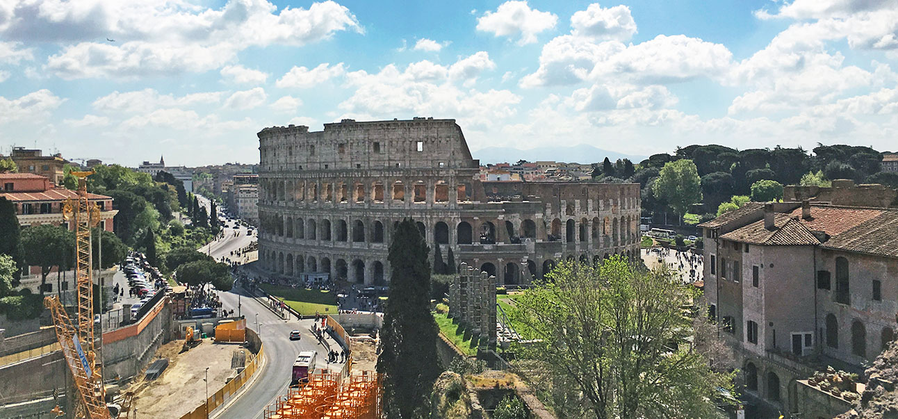 this picture shows the “Colosseum Area” in Rome during the construction and excavation of the new Rome Metro Line C. Protect the heritage in this project is a key-point of designers and construction company.